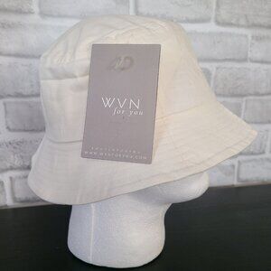 WVN For You Womens Natural Bucket Hat One Size NWT $36